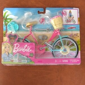 Barbie Turquoise and Pink Beach Cruiser Bicycle